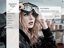 Tablet Screenshot of magdalenakorpas.com